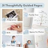 Tiny Trees Baby Memory Book 51 Pages Keepsake Journal & Scrapbook Newborn Gift view 3
