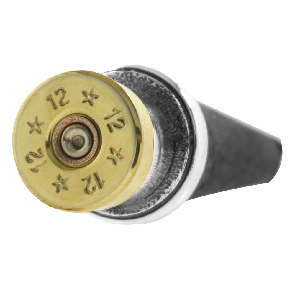 English Pewter Company Shotgun Cartridge Wine Bottle Stopper Gift [CS252]