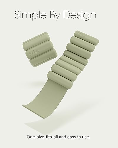 Bala Bangles Set of (1lb Each) Adjustable Wearable Wrist