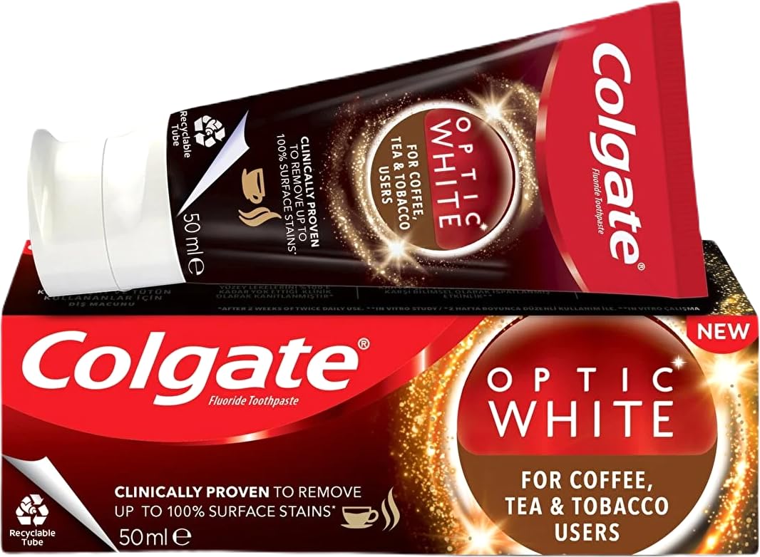 colgate optic white for coffee tea and tobacco review Colgate Optic White Whitening Toothpaste for Coffee, Tea and Tobacco Users  1.69 oz- 50 ml in Kenya