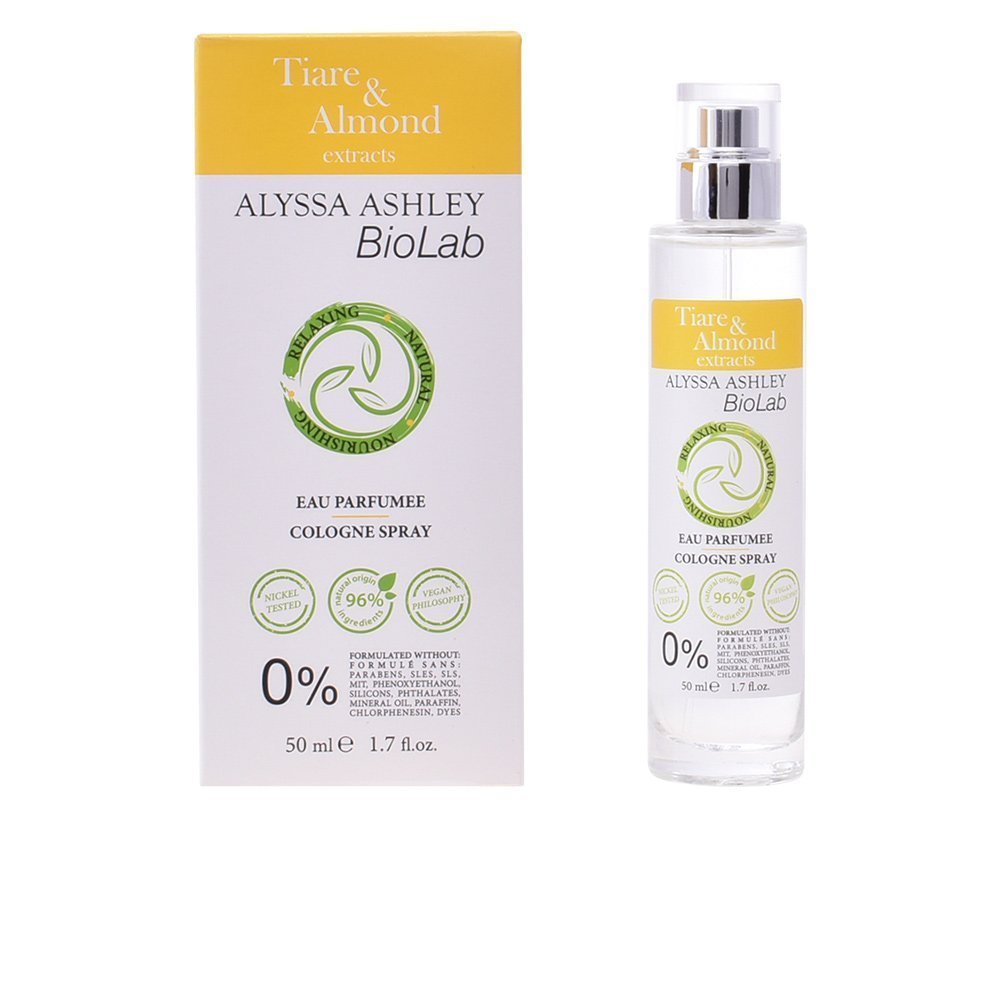 Alyssa Ashley Biolab Tiare & Almond Eau Parfumee Spray 50 ml Pack of 1 50 g