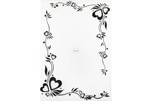 DzIxY Heart Lace Plastic Embossing Folders for Cards Making Supplies DIY Paper 3D Scrapbook Stencils Album Crafts Decoration Template