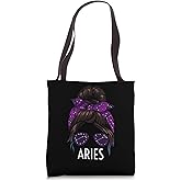 Aries Zodiac Sign Tote Bag
