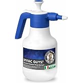 HVAC Guys Handheld Chemical Pump Sprayer with 360&deg; Spray Angle | 48 oz Capacity, Adjustable Nozzle, EPDM Seals - Cleaning Solution not Included