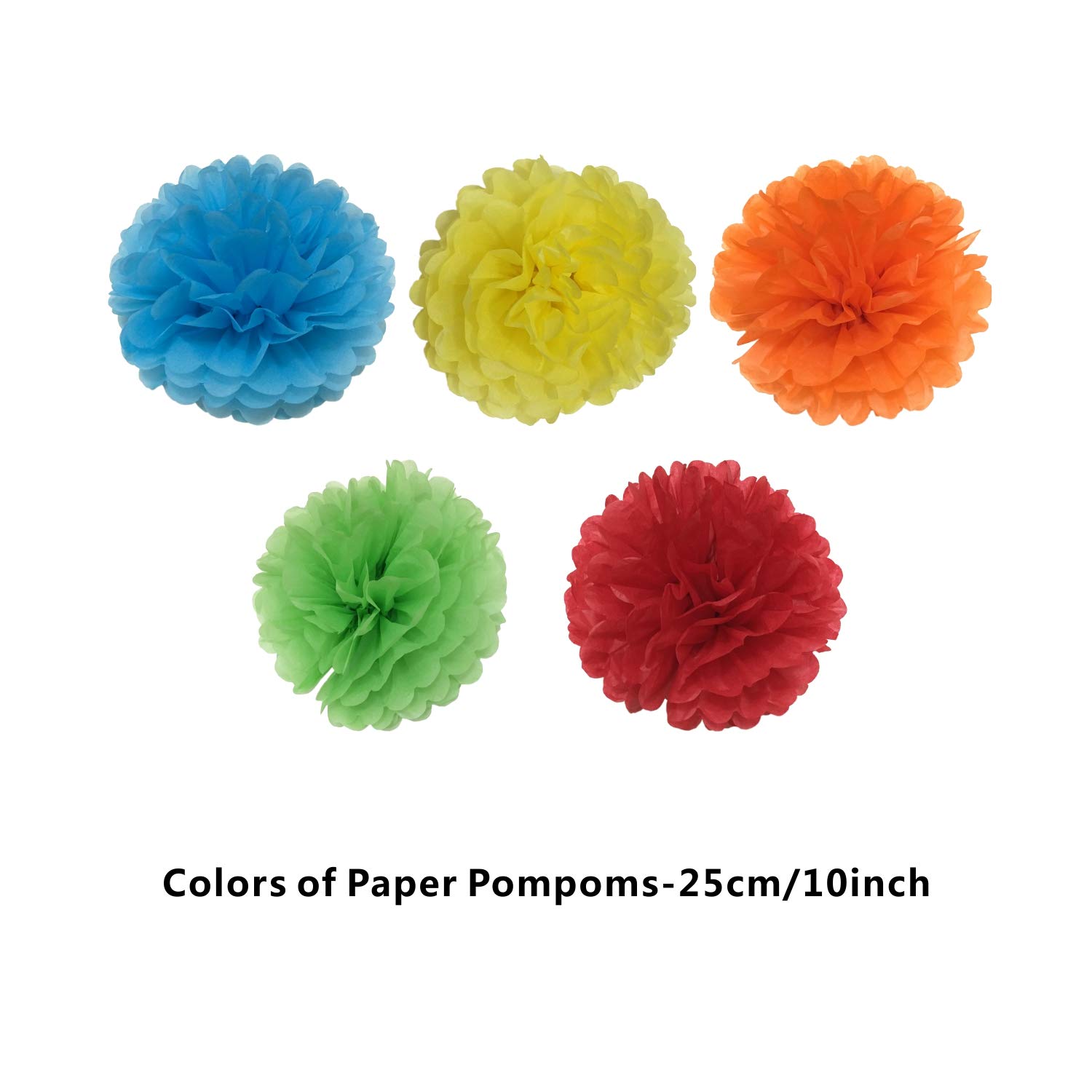 Pompon di carta velina color oro rosa / Decorazioni per