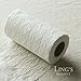 Ling's Moment Off White Lace Fabric Ribbon Roll 6 Inch x 24 Yards for Burlap Lace Table Runner Boho Vintage Woodland Greenery Wedding Bridal Baby Shower Party Decor Decorations
