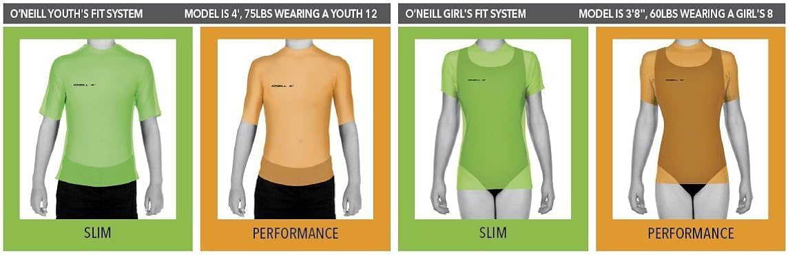 O'Neill  Youth Basic Skins UPF 50+ Short Sleeve Sun Shirt: Clothing