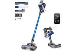 FABULETTA 35Kpa Cordless Vacuum Cleaner: 450W Stick Vacuum Cleaner with Brushless Motor Headlights, 55 Mins Runtime, Edge Cleaning, Wireless Household Vacuum Cleaner for Pet Hair/Carpet/Hard Floor