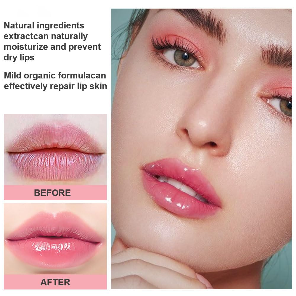 BINGBRUSH Aloe vera Color Changing Lipstick,Moisturizer Long Lasting Lip Care Magic Lip Gloss,Mood Makeup Lipstick Set,24 hours original(3Pcs Aloe+Strawberry+Cherry, 3 Count (Pack of 1))