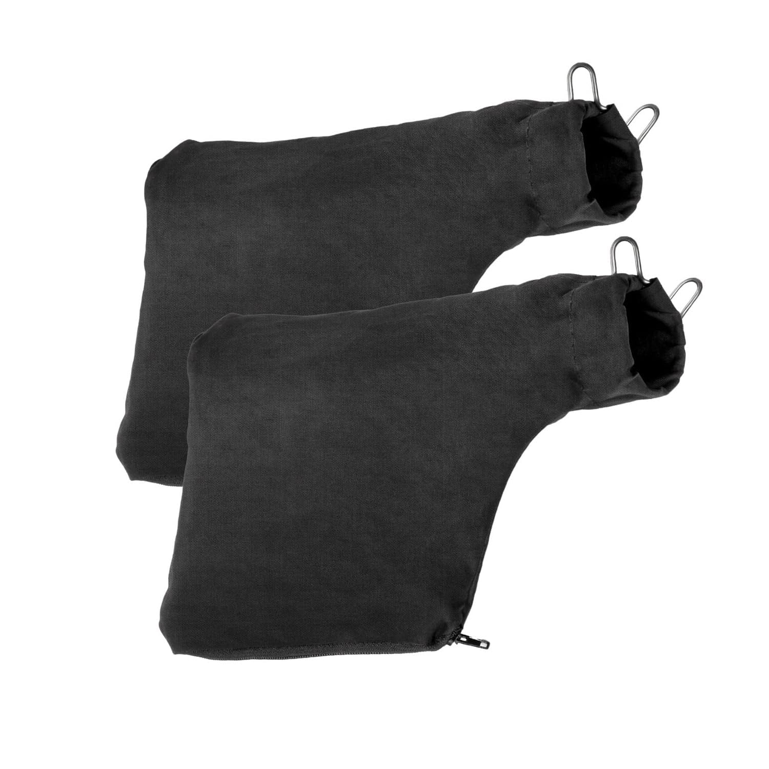 Dzxin Dust Bag for Miter Saw 255 Model, 2 Pieces Black Dust Collector Bags with Zipper Adjustable Bracket for Miter Saw Fits Model 255 Miter Saw Accessories (Black)