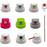 10 Pack Spray Can Nozzle for Female Cans - Universal Spray Paint Nozzles for Cans Bottle Nozzle Replacement - Universal Spray Can Tips - for DIY Paint Art Street Art and Home Improvement (10)