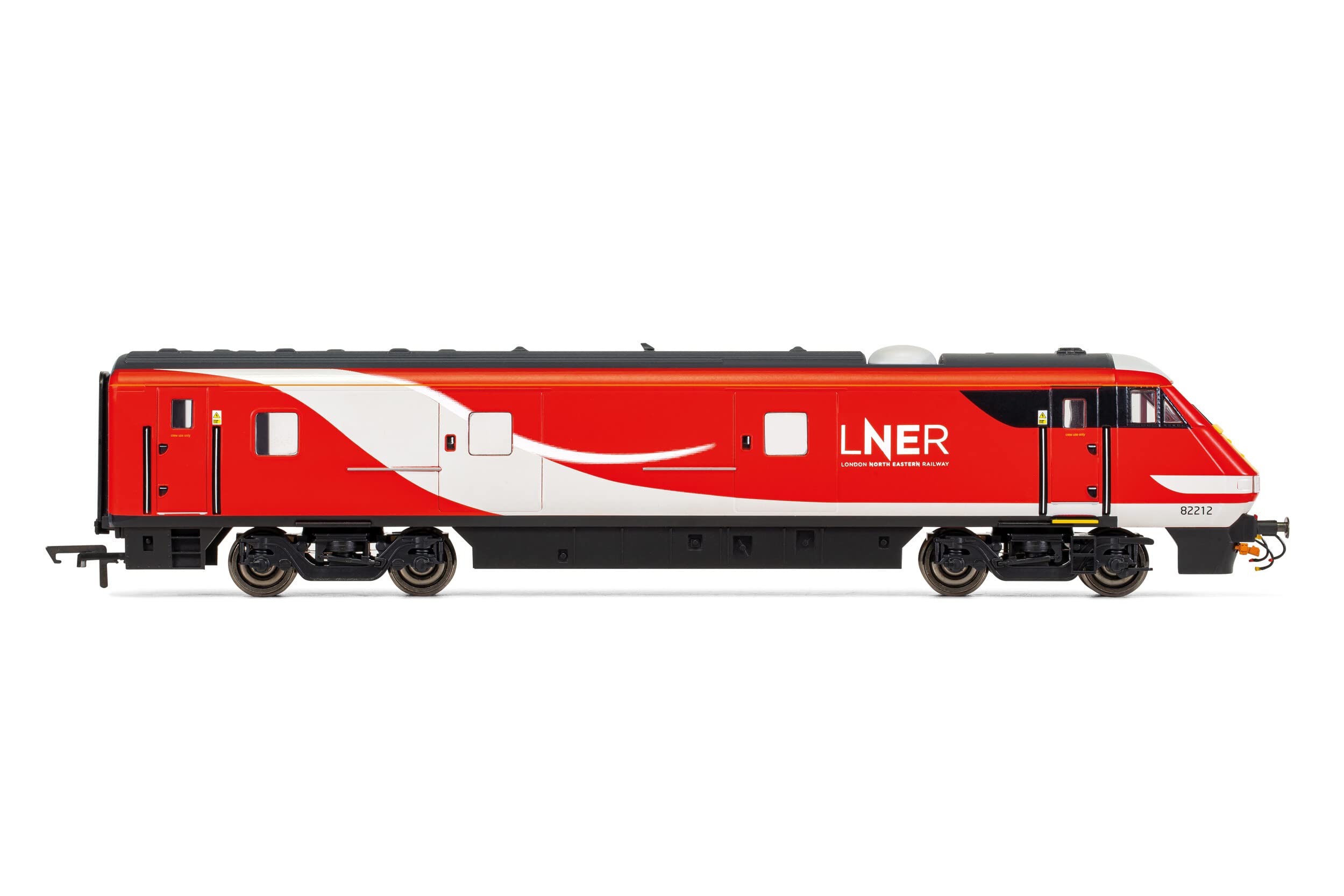 Hornby Coach Car - R40158 LNER, Mk4 DVT, 82212 - Era 11 Train Toy, 00 Gauge Carriage for Train Set, Rolling Stock Models for Adults - 1:76 Scale Model Gift