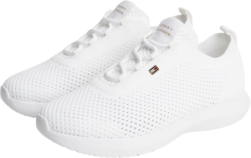 Femmes Th Knit Runner FW0FW09408 Low Top, Blanc, 6