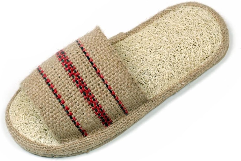 Loofah Savannah and Jute Open Toe Spa Slippers Size 43-44 European 2 uk