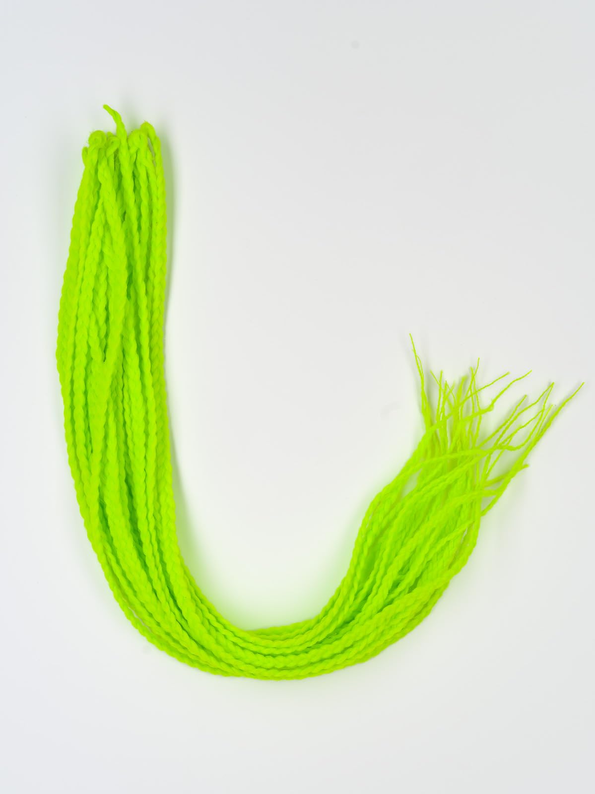 DreadLab - Box Braids Pre-Looped Senegalese Twists Single Ended (24"/ 60cm) (#22 Neon Green)