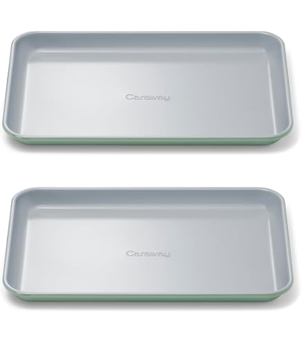 2 Plaques De Cuisson CARAWAY Antiadhésives En CERAMIQUE - Non Toxique
