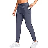 G Gradual Women's Joggers Pants with Zipper Pockets Tapered Running Sweatpants for Women Lounge, Jogging