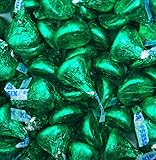 Green Hershey Kisses - 2.5 Lb Bag
