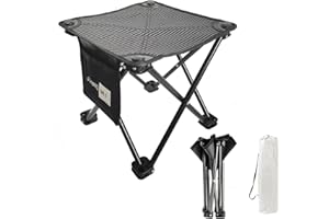 JIANGMU-Folding Stool Camping Stool Folding Chairs Outdoor,Fold Up Chairs, Portable Collapsible Chair for Outdoor Walking Hik