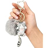 Lpydamo Cat Keychain bag charms for handbags Cute Keychains for Women Backpacks Accessories bag pendant keychain gift