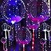 3 Pack LED Bobo Balloons, Premium Flashing Party Decorative Balloons, 18-Inch Fillable Transparent Balloons with Helium, Air, Ideal for Christmas Birthday Party Proposal Wedding Home Decorations