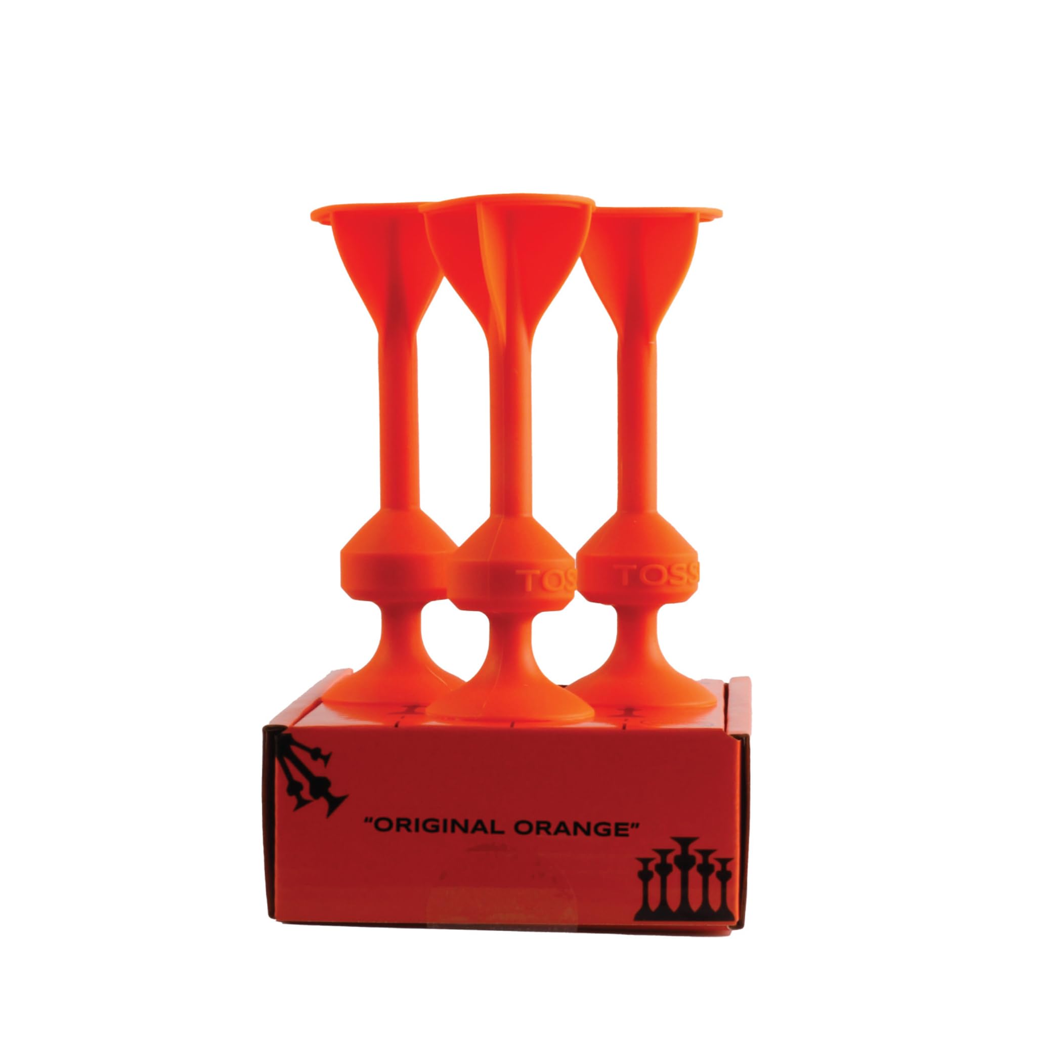 TOSSIT Suction Cup Darts, Toss Game Perfect Family and Party, Silicone Throwing Game for Backyard, Indoor and Outdoor Fun, Limited Expansion Pack, Original Orange