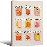Trendy Fruit of The Spirit Wall Art Christian Bible