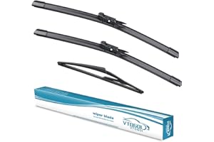 VTOGOI Wiper Blades With Rear Wiper Blades Set For Mini Cooper Countryman 2013-2016 Automotive Replacement Windshield Wiper Blades, That Meet OEM Quality Easy DIY Install 20 "+19"+10"(Set of 3)