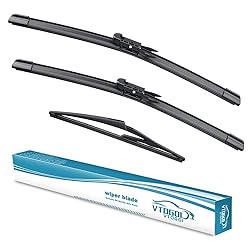 VTOGOI Wiper Blades With Rear Wiper Blades Set For