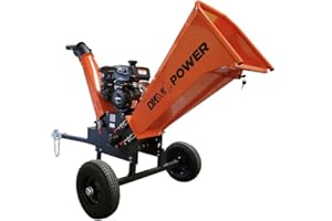 DK2 Detail K2 6inch 14HP Gas Powered Kohler Engine Commercial Chipper with Tow Hitch