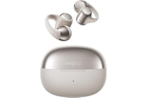 SHOKZ OpenDots One - Open-Ear Headphones - Wireless Bluetooth Earbuds with Microphone - Secure, Lightweight, Clip-On Fit - Pr