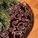 Valery Madelyn 48 inch Luxury Burgundy and Gold Christmas Tree Skirt with Faux Fur and Baroque, Themed with Christmas Ornaments (Not Included)