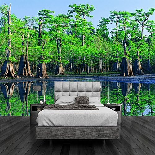 Lwcx High Resolution Green Primitive Forest Landscape 3d Wallpaper