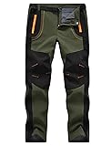 TBMPOY Men's Snow Ski Hiking Pants Waterproof