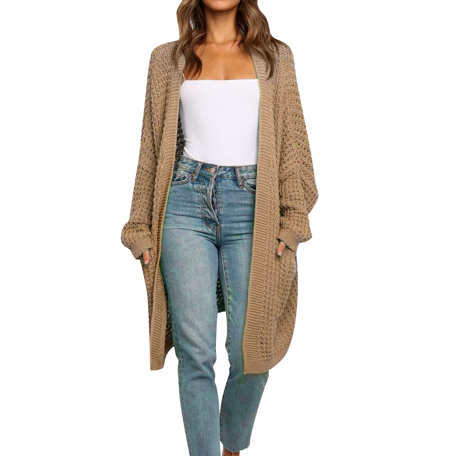 ADJHDFH Cardigan For Women Short Sleeve Long