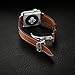 GEOTEL Premium Genuine Leather Replacement Watchband with Exquisite Deployment Buckle for Apple Watch Series 2 Series 1 Apple Watch Sport Apple Watch Edition and All Other Version(42mm Brown)