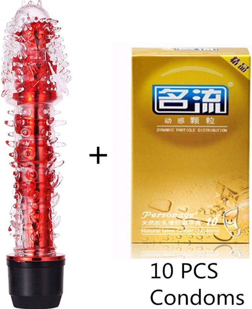 Ring Vibrato Tendrils & Thorns Powerful L Stimulator Multi-Speed AVVabrator Women Funny Toy,red