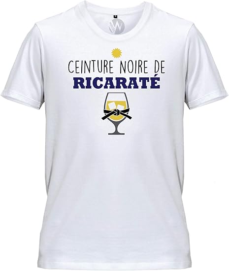 Téléchargement gratuit Images Hommes Top Tee Shirt Humour Apero Pastis Ceinture Noire Ricarate actualisé salutations