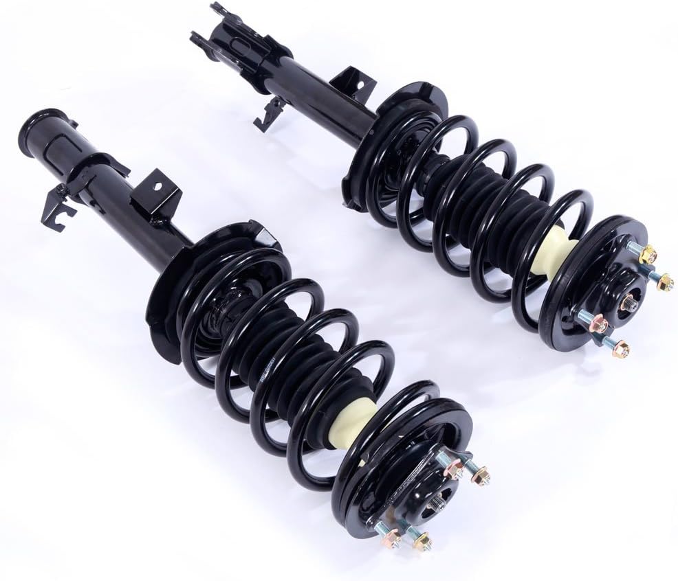 TRIBLE SIX 171525 Pair New Front Struts and Shocks Spring