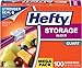 Hefty Slider Storage Bags, Quart, 100 Count