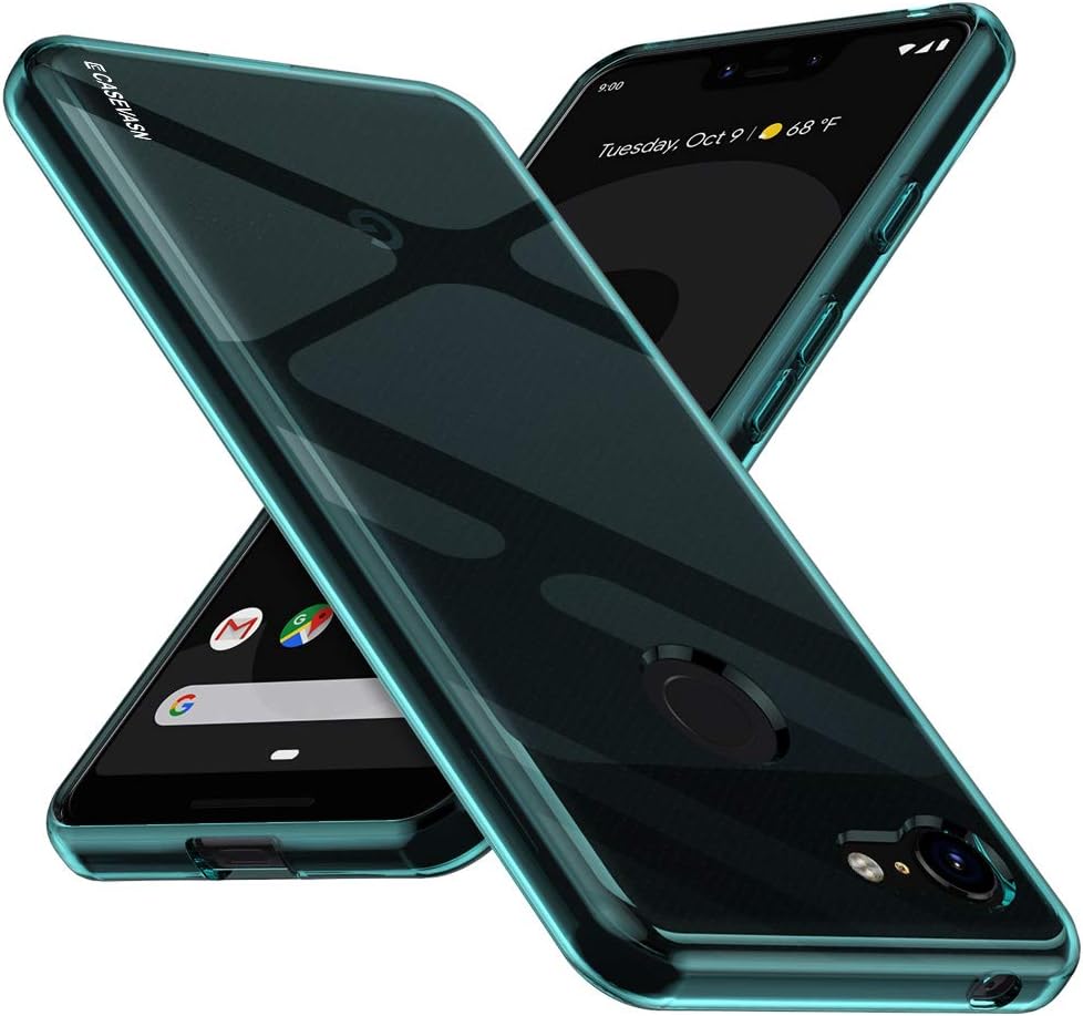 Google Pixel 3 XL Case, CASEVASN [Slim Thin] Anti-Scratches Flexible TPU Gel Rubber Soft Skin Silicone Protective Case Cover for Google Pixel 3 XL (Mint)