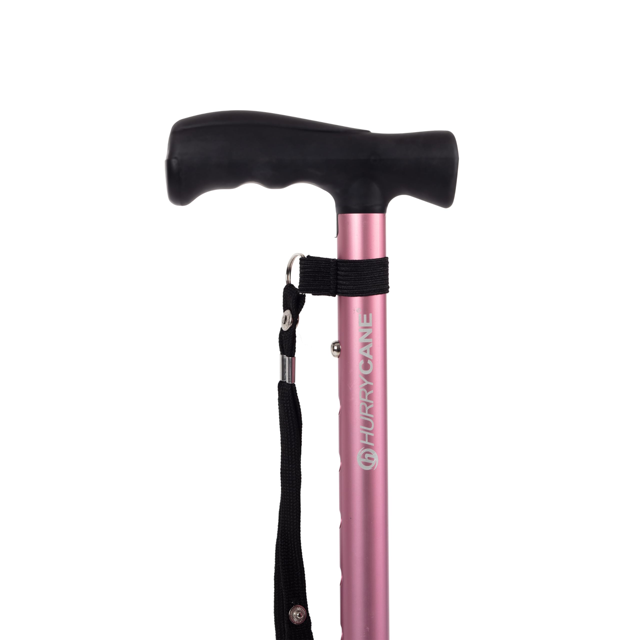 Drive Devilbiss HurryCane - Comfort Edition Walking Stick in Pastel Pink