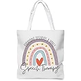 Ohmique Speech Pathologist Tote Bag - SLP Gifts for Women, Language Therapist Graduation Present