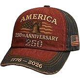 HHWZOH 250th Anniversary Tribute Cap, Adjustable Marine Corps 250th Anniversary Hat Veterans Cap Headwear