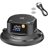 RC SUCKER 4.5" Electric Suction Cup Camera Mount, 1/4" Heavy-Duty Car Mount | Real-time leak protection, 110LB max load, fits action cameras/phones for stable mounting on car/boat and windshield surfaces