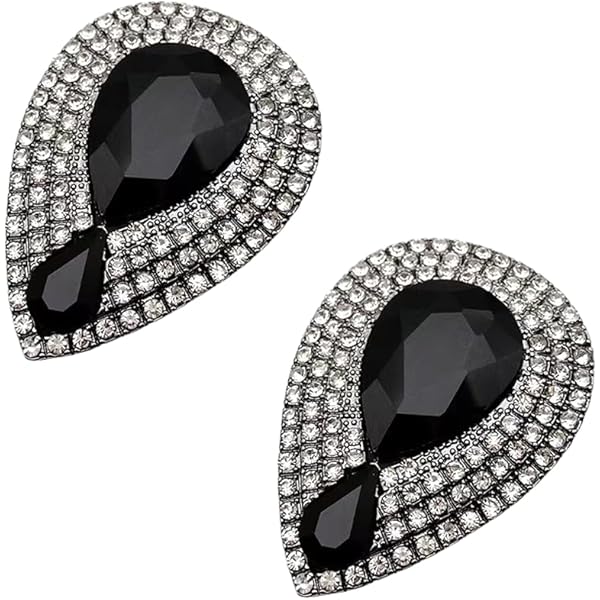 Clip Brillant Chaussures 2 Pinces à Chaussures Strass Multicolores