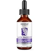BIORAY Intimate Lady Passion - 2 fl oz - Female Energizing Tonic - Non-GMO, Gluten Free