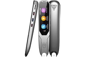 ACODO Translator Pen for Dyslexia,Traductor De Voz Instantaneo, Pen Scanner Text to Speech Device, Scan Reading Pen OCR Digital Pen Reader, Wireless Translation Pen Scanner for Students Adults