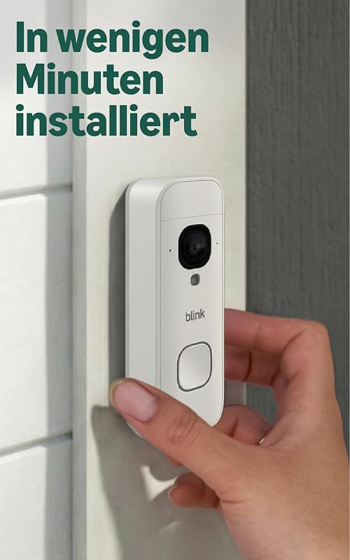 Videotürklingel 2K+ (Batterie, neueste Gen.) | Kopf-bis-Fuß-Aufnahme | 2K | IP65 | Lange Batterielaufzeit | Erforderliches Sync-Modul nicht enthalten – Erweiterung (weiß)