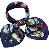 NaSoPerfect 35" Silk Like Scarf Women's Large Satin Square Sunscreen Hair Scarves Wraps Headscarf for Sleeping